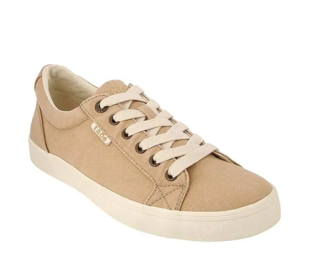 TAOS FOOTWEAR MEN'S STARSKY TAN DISTRESSED SNEAKER 10 M